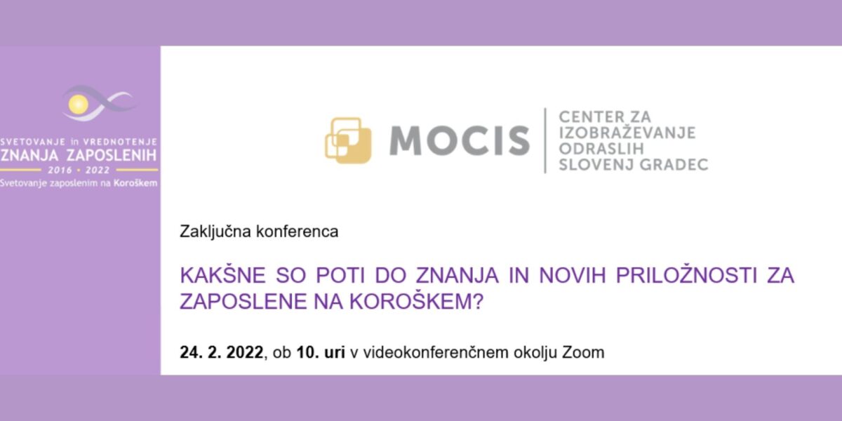 Zaključna konferenca Mocis